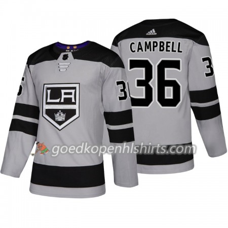 Los Angeles Kings Jack Campbell 36 Adidas 2018-2019 Alternate Authentic Shirt - Mannen